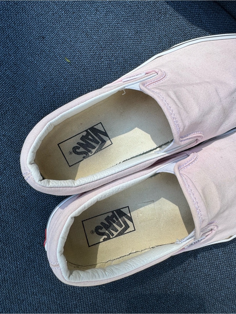 Vans Pink Slip-On Canvas Sneakers - Picture 2 of 9